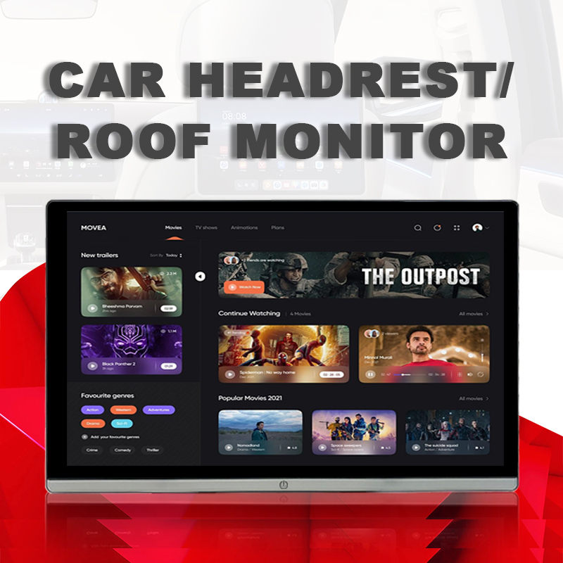 Car Headrest / Roof Monitor